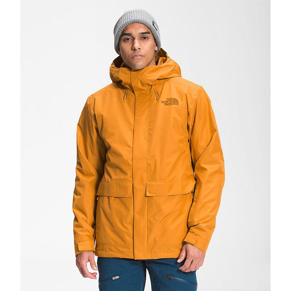 The North Face Clement Triclimate® Ανδρικα Μπουφάν 3 Σε 1 - Κίτρινα (BHOV16754)